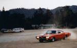This is a dirt parking lot near Los Angeles' Griffith Park that we used to call "The Donut Shop" because we'd go there and do donuts in our cars. The Gene Autry National Center of the American West is now located where this photo was taken.  &raquo; Click to zoom ->