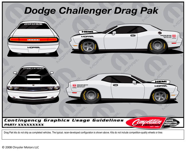 Challenger Drag Pak memo