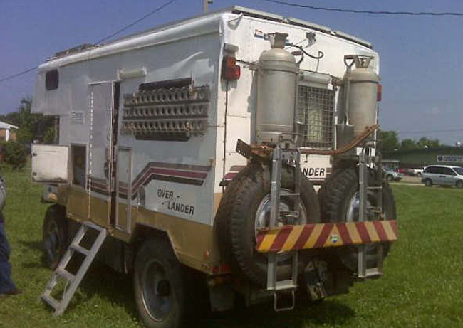 World-traveling Land Rover