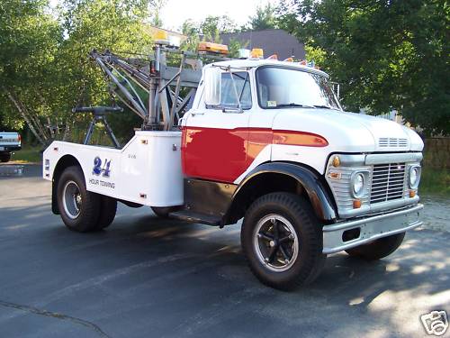 vintage ford wrecker