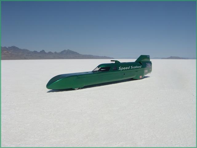 Flower of Scotland streamliner