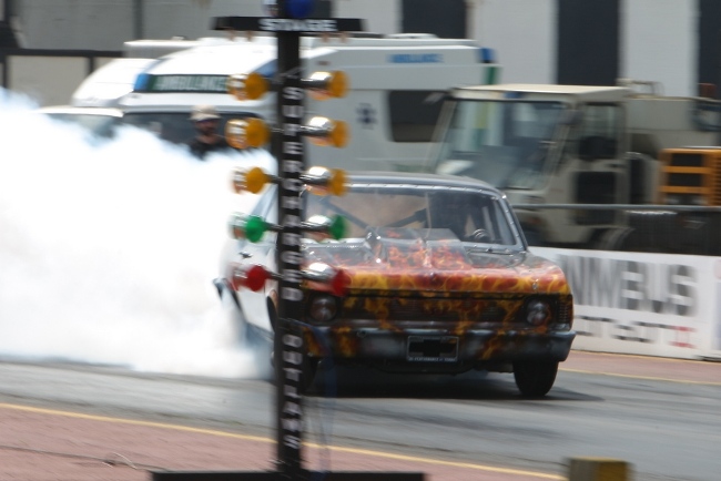 Nova sideways burnout shakespeare county raceway