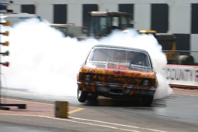 Nova sideways burnout shakespeare county raceway