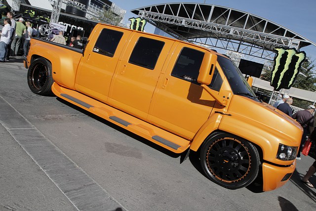 SEMA 2010 Massive 6-door cab truck