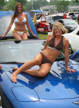 Women with hot rods