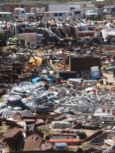 Vintage parts in Mojave, California