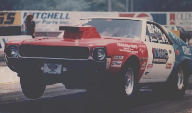 Herman Lewis launching in his AMX