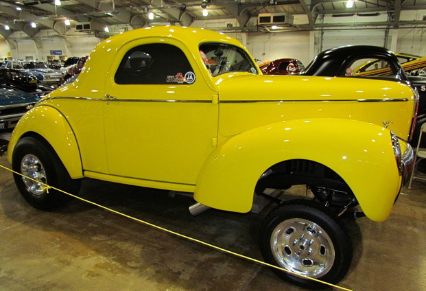 Yellow Willys Gasser