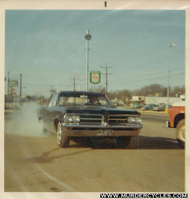 1964 GTO burnout