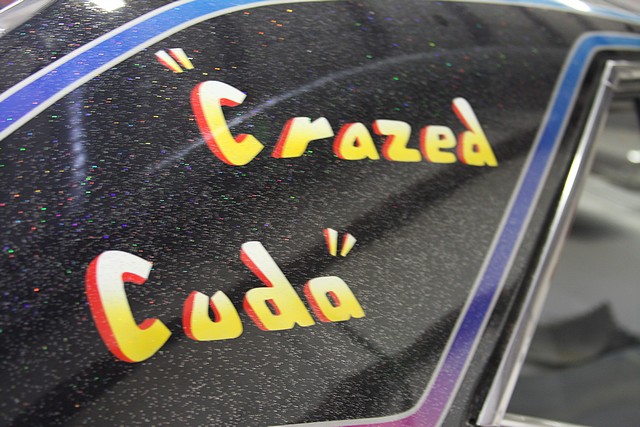 Blair Crazed Cuda street machine wild paint