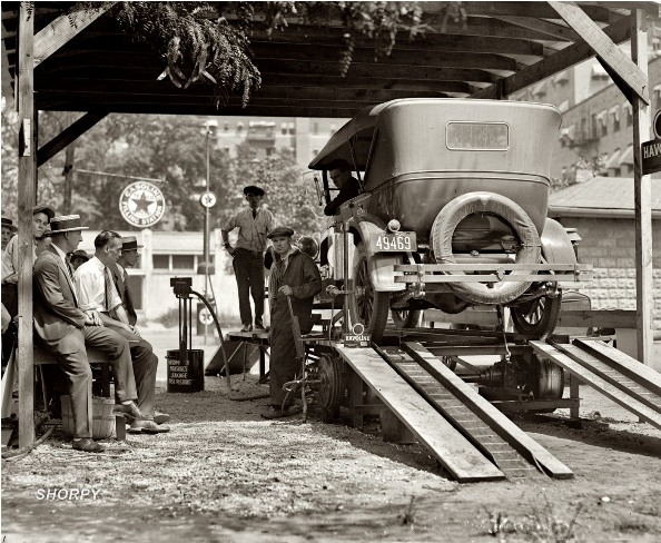 Is this a 1920s chassis dyno?