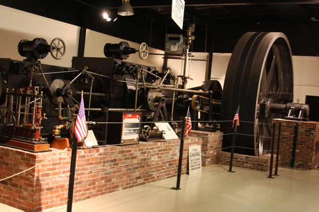 Steam engine at Owl's head Transportation Museum