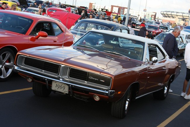  certain the car you see in the photo below is his old Charger restored