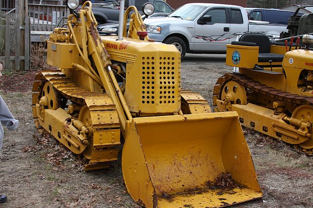 Antique bulldozer collection