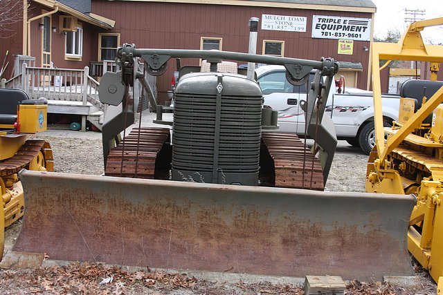 Antique bulldozer collection