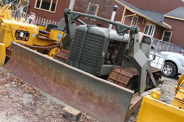 Antique bulldozer collection