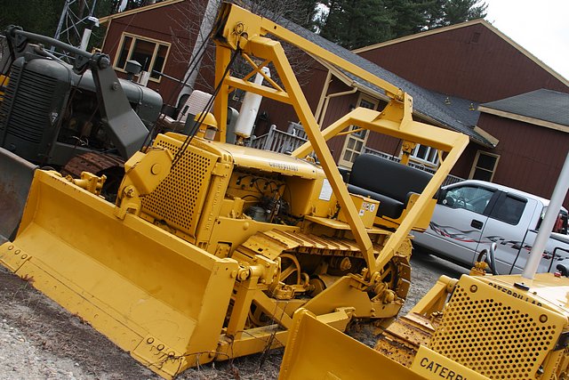 Antique bulldozer collection