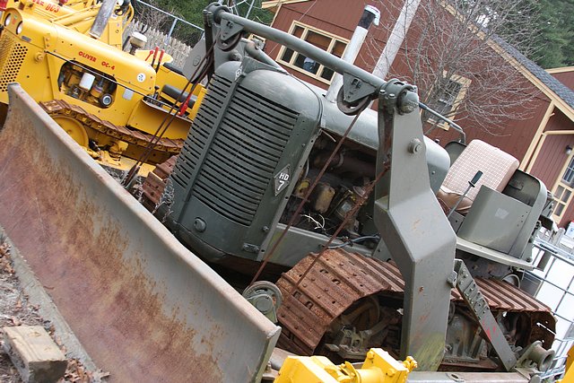 Antique bulldozer collection