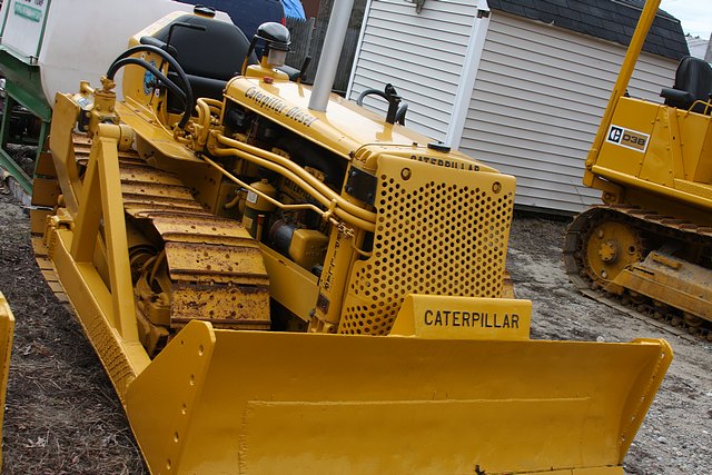 Antique bulldozer collection