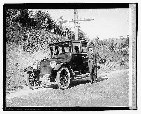 Chevrolet on the side of the road