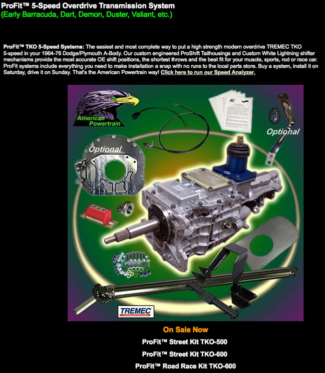 American Powertrain ProFit Mopar