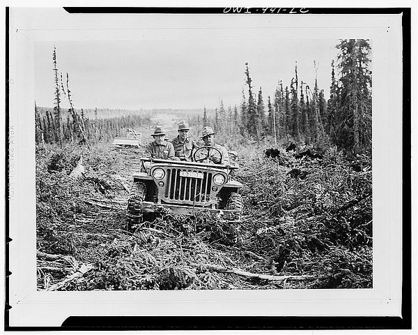 Jeep building the Al Can highway