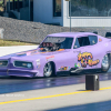May 15, 2026 Eagle Idaho.  Tim Boychuk does a burnout during the first qualifying session at the NHRA Heritage Series, and D6-1 event at Firebird Raceway.  Mandatory Credit: Brian Losness-Nitrophoto Motorsports
