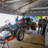 May 15, 2026 Eagle Idaho.  Bartone and Lebar pit area prior to the first qualifying session of the NHRA Heritage Series, and D6-1 event at Firebird Raceway.  Mandatory Credit: Brian Losness-Nitrophoto Motorsports
