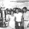 1957 OKC NHRA Ntl Event Winner Buddy Sampson with Wally Parks