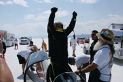 Poteet and Main Speed Demon Streamliner runs 387 at Bonneville Speedweek 2009