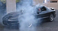 Carnage Video: Failed Burnout Leads to Massive Clutch Explosion