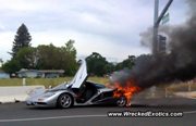 McLaren F1 Burns to the Ground