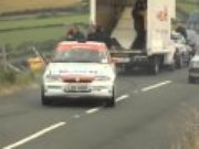 Rally Wreckage: A Brake Failure Sends a Rally Car Spectator Bowling