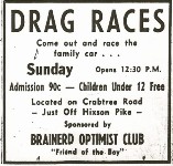 The History of Brainerd Optimist Drag Strip of Middle Valley