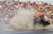 Funny Car Wreckage Video: Mike McIntire Hits the Wall in Grand Bend