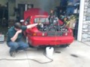 100% BangShift Approved Video: Firing Up a Radial Airplane Engine Powered Toyota MR2