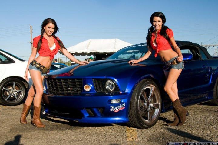 Ladies posing with cars .. Can we if we don't get OVERBOARD ? - The ...