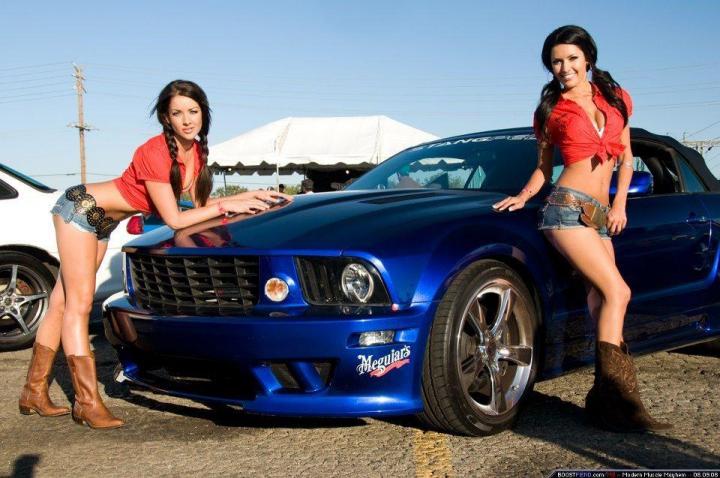 Ladies Posing With Cars .. Can We If We Don't Get Overboard