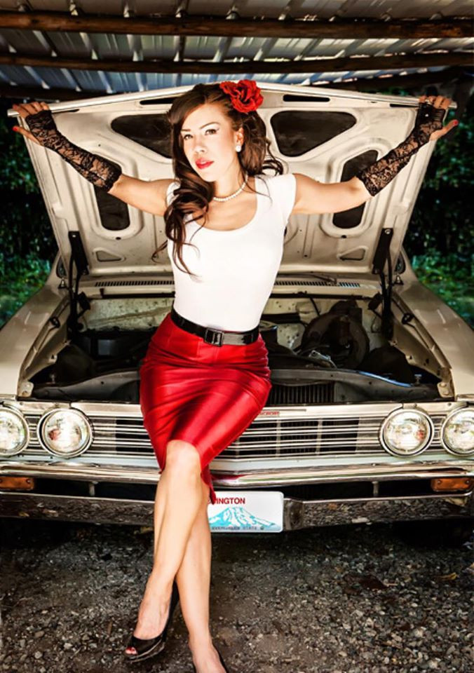 Ladies posing with cars .. Can we if we don't get OVERBOARD ? - The ...