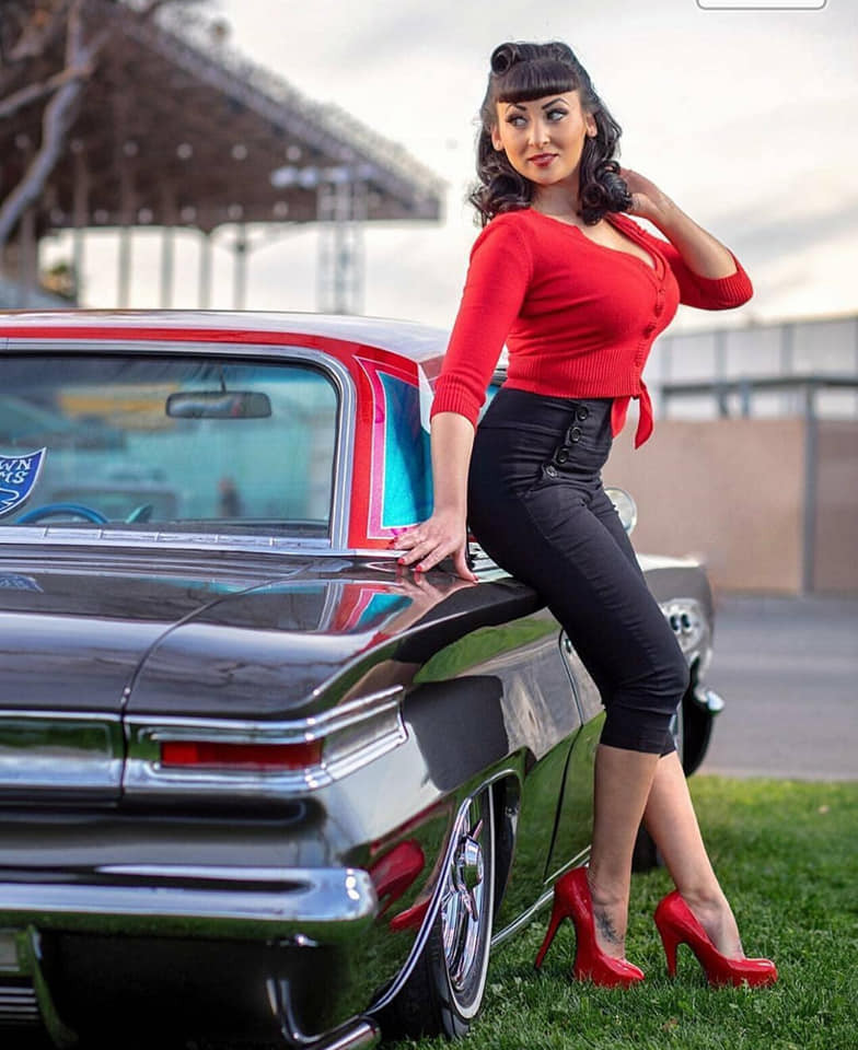 Ladies posing with cars .. Can we if we don't get OVERBOARD ? - The ...