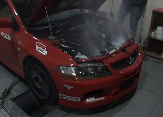 Dyno Video: Hello Boost, Bye Bye Head Gasket – Watch This Evo Turn Into A Lawn Sprinkler