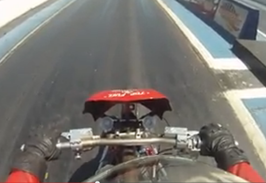 Wild Video: Helmet-Cam Ride on a Nitro Harley – Stopping is Scary!