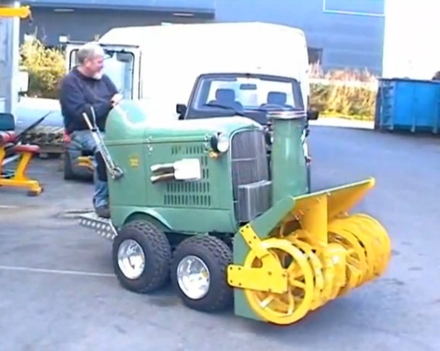 Neat Video: A Scratch Built, 1932 Ford Themed Snow Blower – Amazing Fabrication