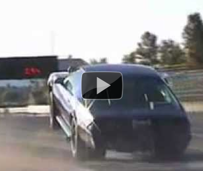 MONDO WHEELSTAND VIDEO: A TWIN TURBO CAMARO SCRAPES THE BUMPER AND SMASHES THE HEADERS!