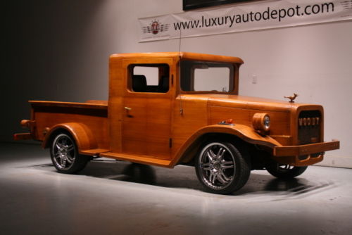 Truck made out of hot sale wood