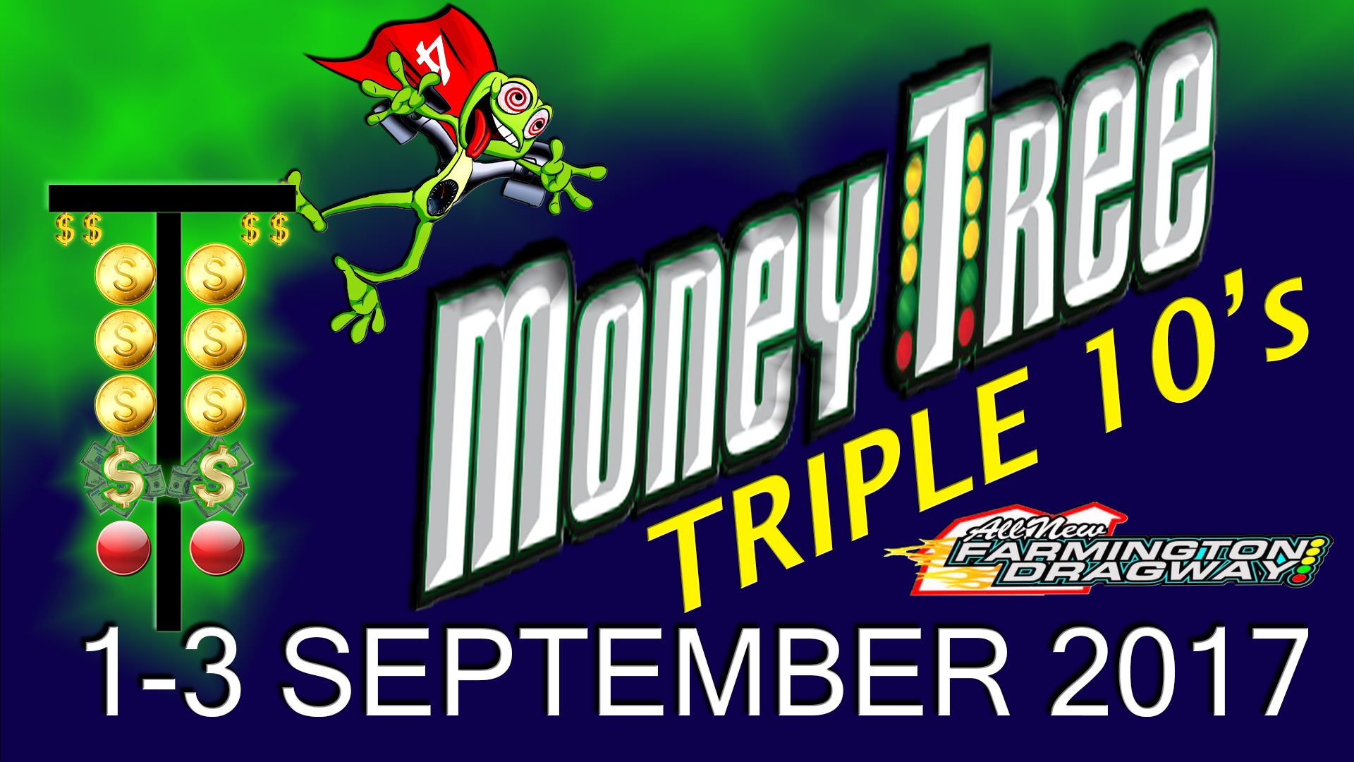 Watch The Money Tree Triple 10’s Bracket Race LIVE, And FREE, Right Here, Right Now!