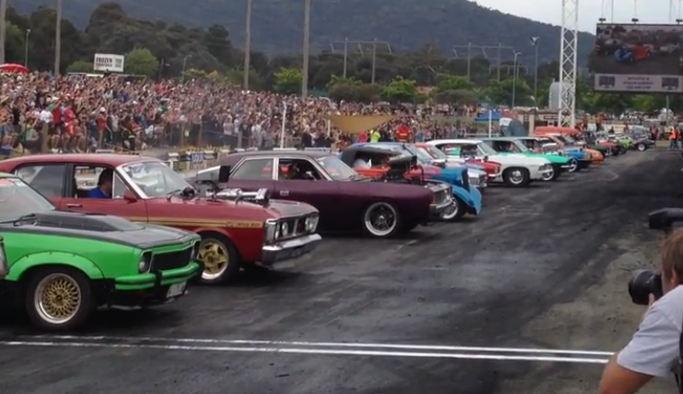 Video: Is This the Largest Group Burnout of All Time?