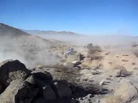 Wreckage Video: A King of the Hammers Competitor Drives off a Cliff and Into a Huge Rock at High Speed