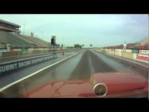 Watch In-Car Video of a Pinto Drag Car Pull a Vertical Wheelie and Taco the Front End