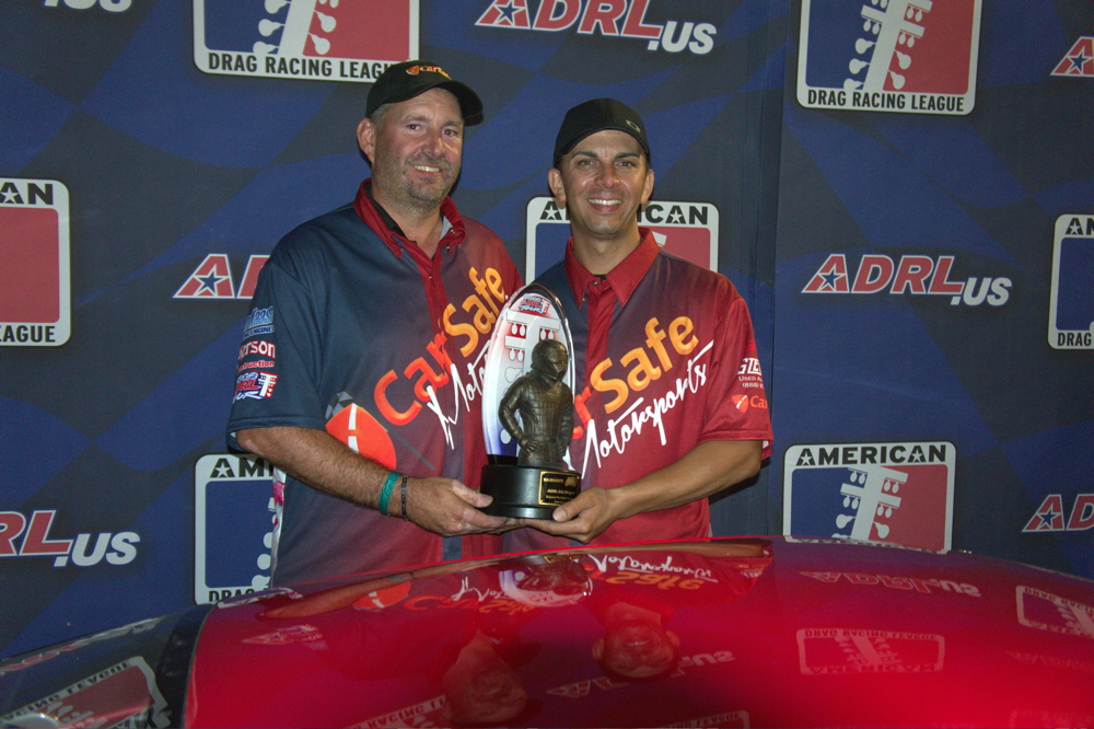 Richie Stevens Jr. Wins ADRL Extreme Pro Stock in the Car